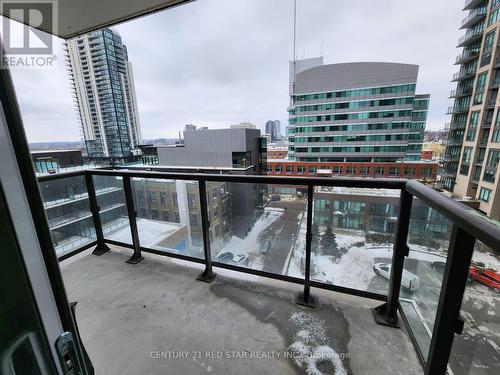 601 - 55 Duke Street W, Kitchener, ON - Outdoor With Balcony