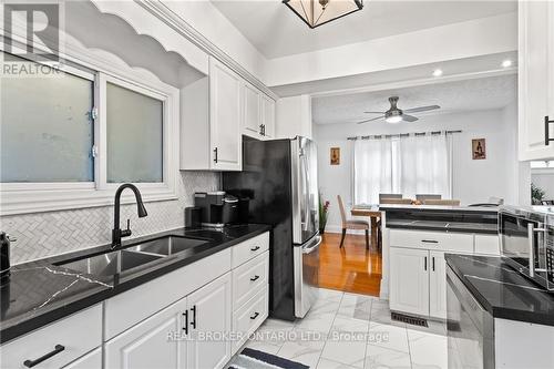5317 Third Avenue, Niagara Falls, ON - Indoor Photo Showing Kitchen With Double Sink
