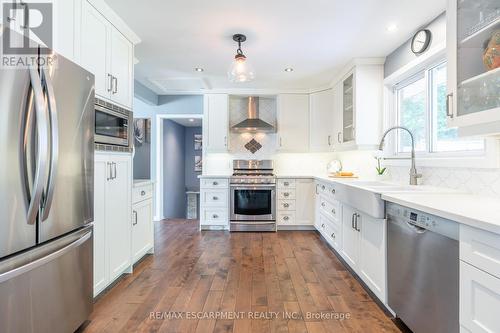 266 Alma Lane, Hamilton, ON - Indoor Photo Showing Kitchen With Upgraded Kitchen