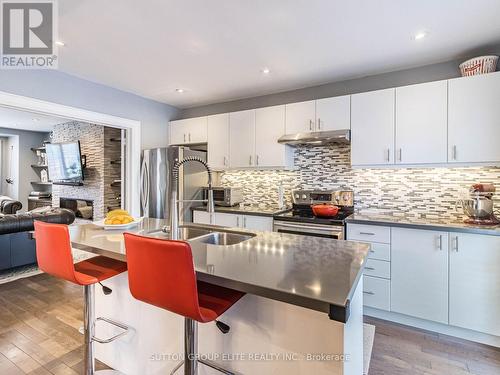 461 Donlands Avenue, Toronto, ON - Indoor Photo Showing Kitchen With Double Sink With Upgraded Kitchen