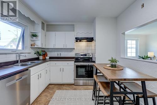 83 Chapman Avenue, Toronto, ON - Indoor Photo Showing Kitchen With Double Sink