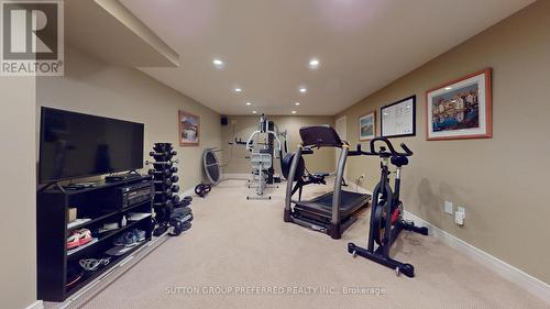 2909 Brigham Road, Middlesex Centre, ON - Indoor Photo Showing Gym Room