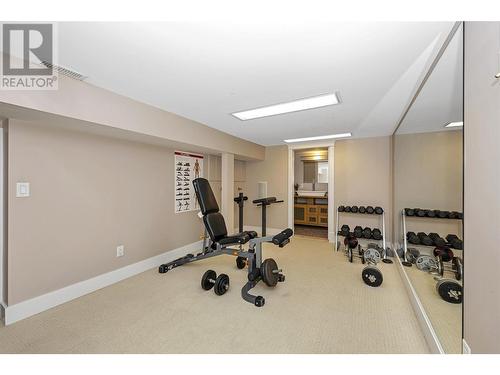8259 Silver Star Road, Vernon, BC - Indoor Photo Showing Gym Room