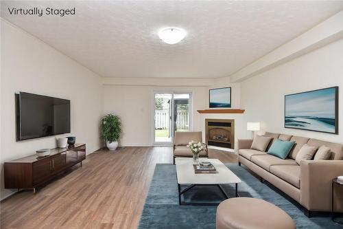 330 Locheed Drive, Hamilton, ON - Indoor Photo Showing Living Room With Fireplace