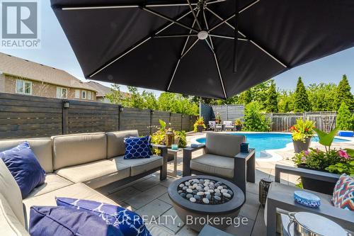 6810 Early Settler Row, Mississauga, ON - Outdoor With In Ground Pool With Deck Patio Veranda