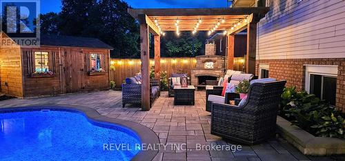 7623 Cavendish Drive, Niagara Falls, ON - Outdoor With In Ground Pool With Deck Patio Veranda With Exterior