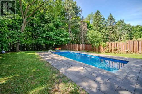 86 Bannatyne Drive, Toronto, ON - Outdoor With In Ground Pool With Backyard