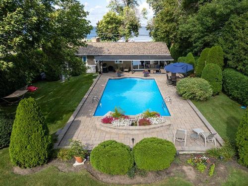 Backyard - 1593 Boul. Perrot, Notre-Dame-De-L'Île-Perrot, QC - Outdoor With In Ground Pool With Backyard