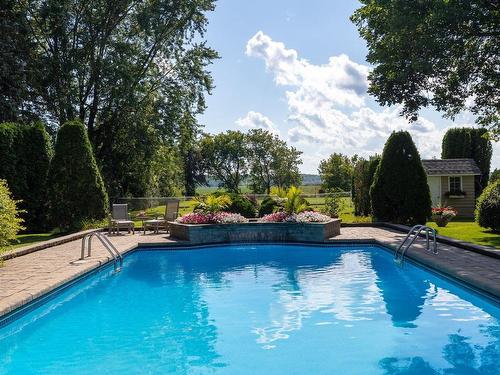 Backyard - 1593 Boul. Perrot, Notre-Dame-De-L'Île-Perrot, QC - Outdoor With In Ground Pool With Backyard