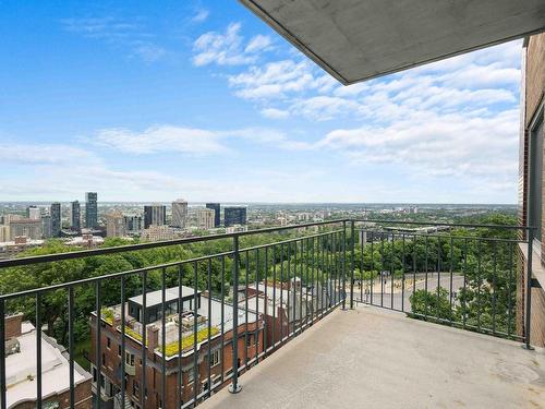 Balcony - 708-1745 Av. Cedar, Montréal (Ville-Marie), QC - Outdoor With Balcony With View With Exterior