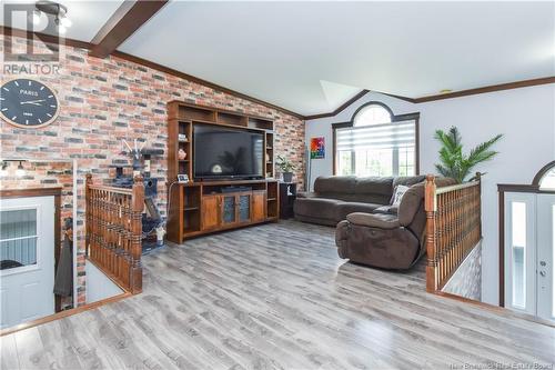 3811 340 Route, Notre-Dame-Des-Érables, NB - Indoor Photo Showing Living Room With Fireplace