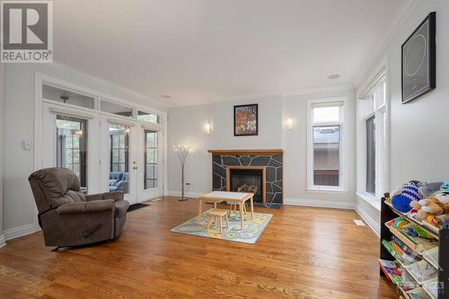 1853 Rideau Garden Drive, Ottawa, ON - Indoor Photo Showing Living Room With Fireplace