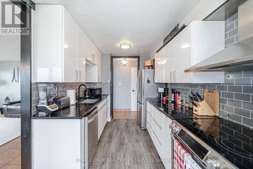 1002 - 1300 Mississauga Valley Boulevard, Mississauga, ON - Indoor Photo Showing Kitchen With Upgraded Kitchen