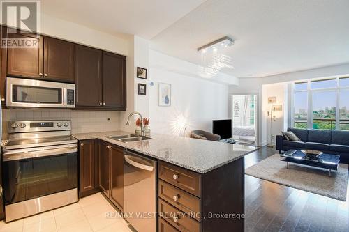 1003 - 20 Bloorview Place, Toronto, ON - Indoor Photo Showing Kitchen With Double Sink