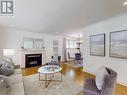 23 Ambrose Road, Toronto, ON  - Indoor Photo Showing Living Room With Fireplace 