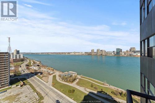 515 Riverside Drive West Unit# 1607, Windsor, ON - Outdoor With Body Of Water With View