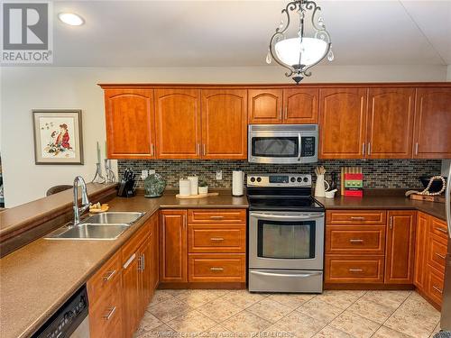 1601 Katella, Windsor, ON - Indoor Photo Showing Kitchen With Double Sink