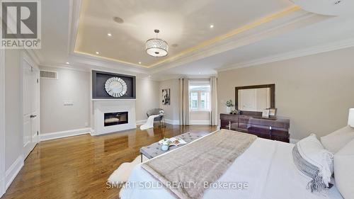 282 Melrose Street, Toronto, ON - Indoor Photo Showing Bedroom With Fireplace