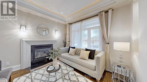 282 Melrose Street, Toronto, ON - Indoor Photo Showing Living Room With Fireplace