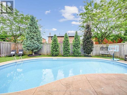 108 Warner Drive, Oakville, ON - Outdoor With In Ground Pool With Backyard