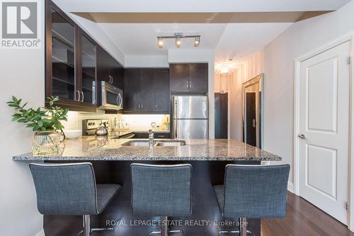 1101 - 1185 The Queensway Avenue, Toronto, ON - Indoor Photo Showing Kitchen With Double Sink