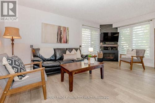 28 - 399 Vodden Street E, Brampton, ON - Indoor Photo Showing Living Room With Fireplace