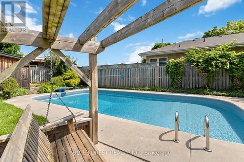 726 St Stephens Drive, London, ON - Outdoor With In Ground Pool With Backyard