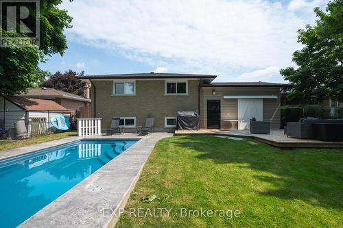 837 Osgoode Drive, London, ON - Outdoor With In Ground Pool With Backyard With Exterior