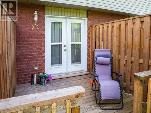 22 - 101 Brookside Street, London, ON - Outdoor With Deck Patio Veranda With Exterior