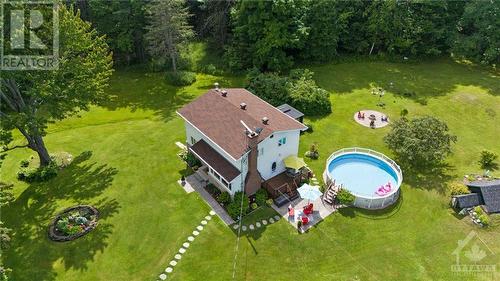 1227 Galetta Side Road, Ottawa, ON - Outdoor With Above Ground Pool With View