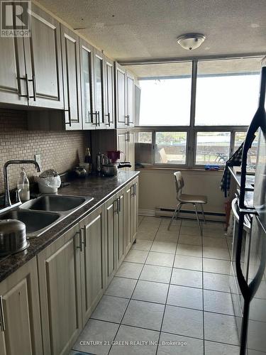 1710 - 25 Kensington Road, Brampton, ON - Indoor Photo Showing Kitchen With Double Sink