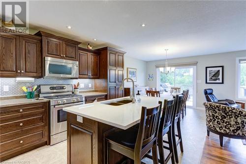 213 John Street S, Harriston, ON - Indoor Photo Showing Kitchen With Double Sink