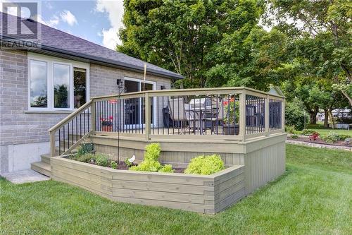 213 John Street S, Harriston, ON - Outdoor With Deck Patio Veranda