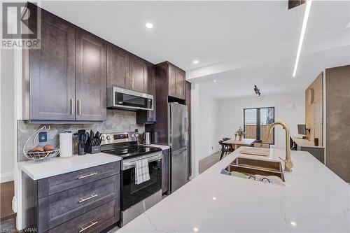 29 Hurst Avenue, Kitchener, ON - Indoor Photo Showing Kitchen With Double Sink With Upgraded Kitchen