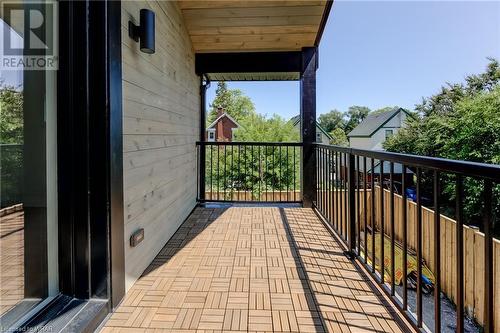 Balcony of primary bedroom - 29 Hurst Avenue, Kitchener, ON - Outdoor With Exterior