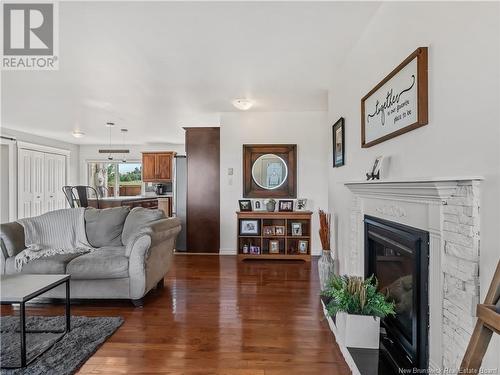 25 Alrose Lane, Bouctouche, NB - Indoor Photo Showing Living Room With Fireplace