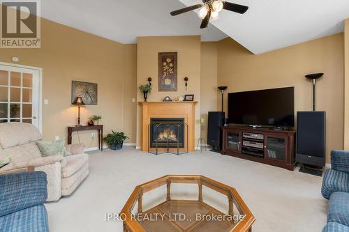 168 Binder Twine Trail, Brampton, ON - Indoor Photo Showing Living Room With Fireplace