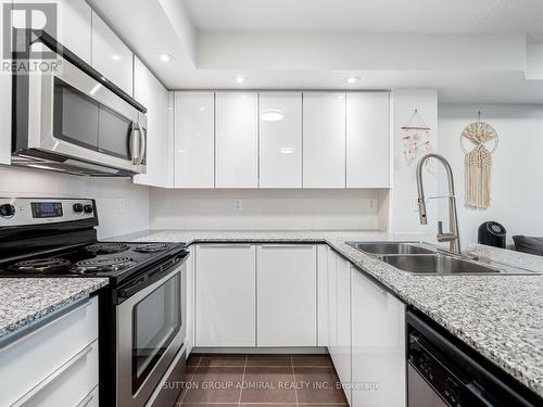 1201 - 1060 Sheppard Avenue W, Toronto, ON - Indoor Photo Showing Kitchen With Stainless Steel Kitchen With Double Sink