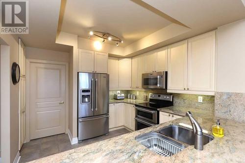 508 - 80 Port Street E, Mississauga, ON - Indoor Photo Showing Kitchen With Double Sink