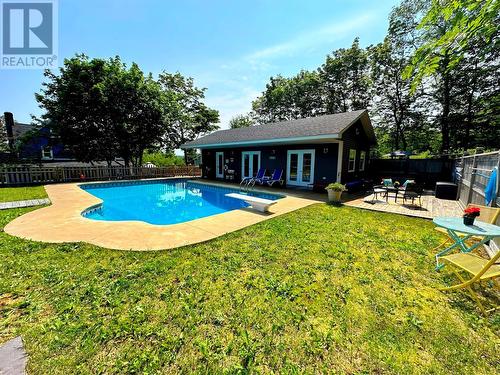 68-70 Memorial Drive, Clarenville, NL - Outdoor With In Ground Pool With Backyard