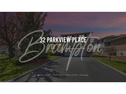 32 Parkview Pl, Brampton, ON - 