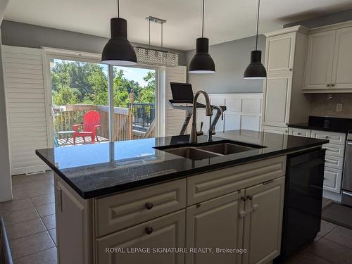 116 Miracle Tr, Brampton, ON - Indoor Photo Showing Kitchen With Double Sink