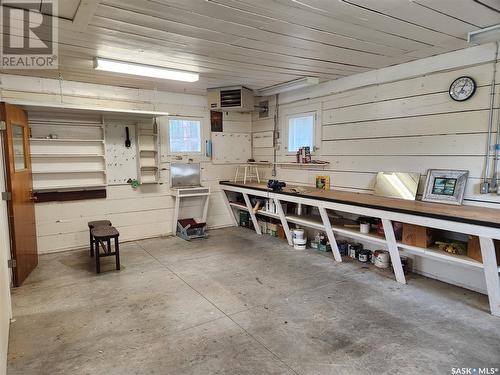 Leniuk Acreage, Nipawin Rm No. 487, SK - Indoor Photo Showing Garage