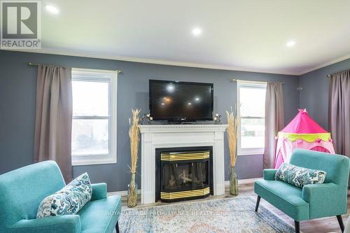 262 South Trent Street, Quinte West, ON - Indoor Photo Showing Living Room With Fireplace