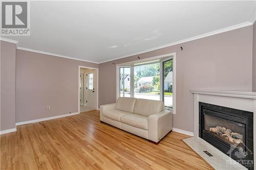 181 Crerar Avenue, Ottawa, ON - Indoor Photo Showing Living Room With Fireplace