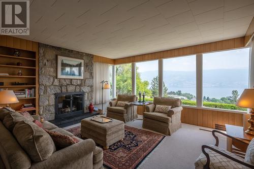 13420 Bristow Road, Summerland, BC - Indoor Photo Showing Living Room With Fireplace