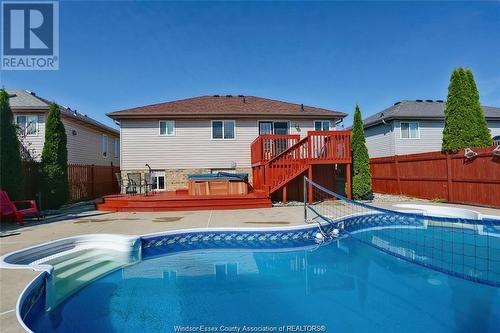 4198 Zurich Avenue, Windsor, ON - Outdoor With In Ground Pool With Deck Patio Veranda