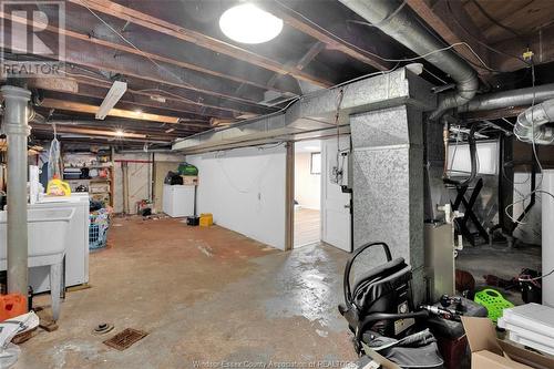 1535 Goyeau Street, Windsor, ON - Indoor Photo Showing Basement