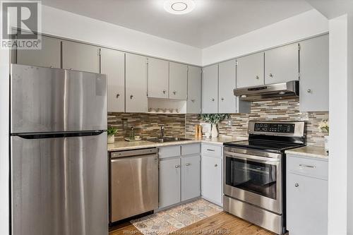 8591 Riverside Unit# 702, Windsor, ON - Indoor Photo Showing Kitchen