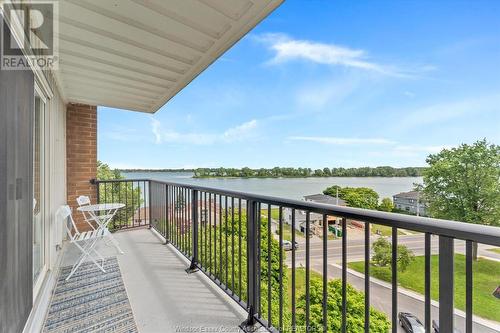 8591 Riverside Unit# 702, Windsor, ON - Outdoor With Body Of Water With Balcony With View With Exterior